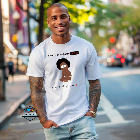 South Park Notorius BIG White T-Shirts Model