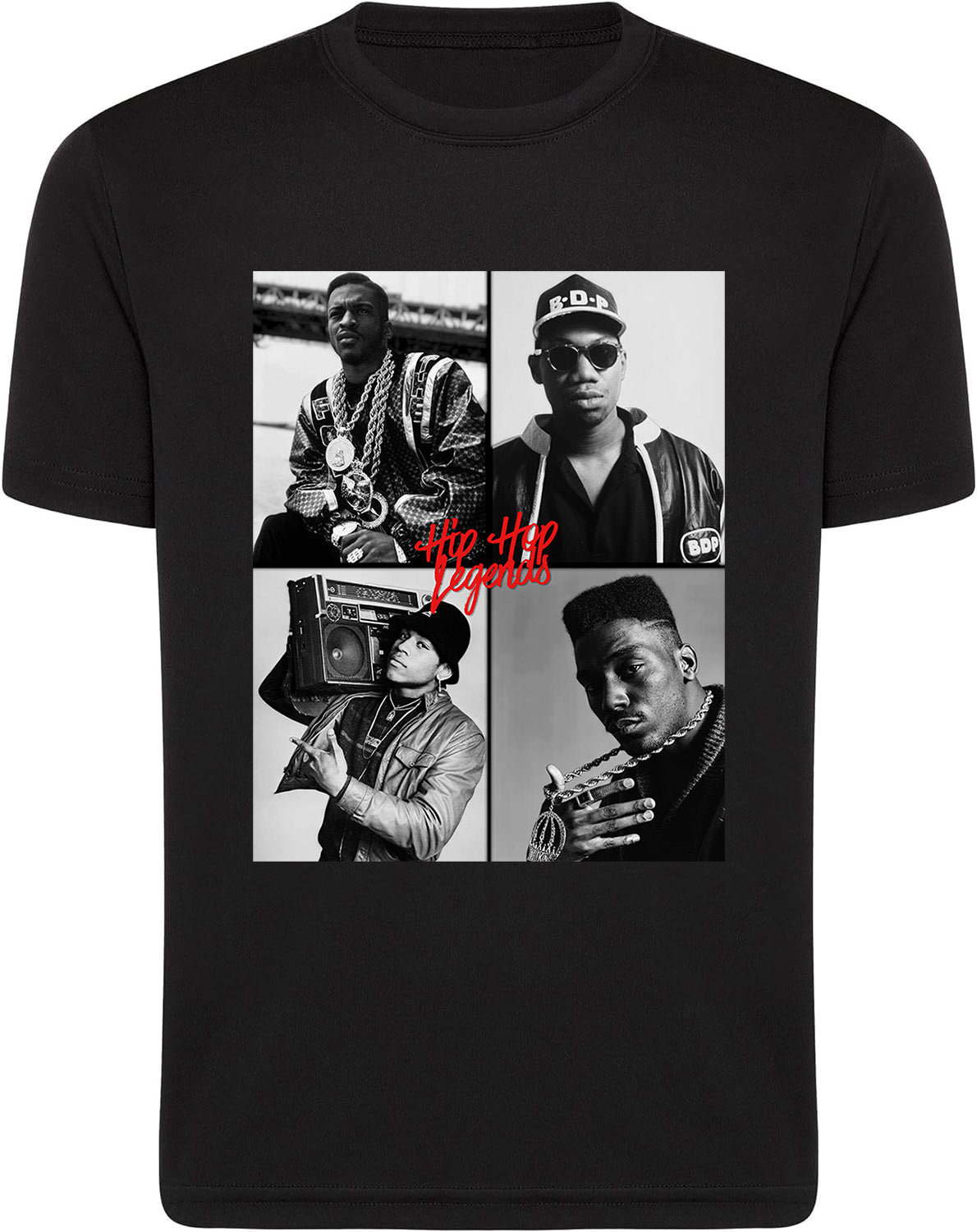 Hip Hop Legends Graphic Printed Tee