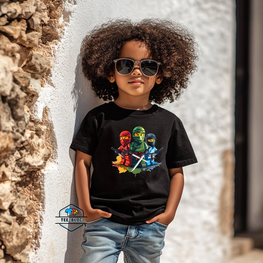 Kid's Lego Ninjago Graphic Printed T-Shirts Models