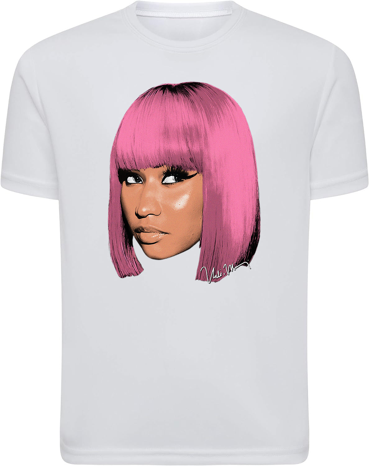 Nicki Minaj Celebrity Big Face White T-Shirts
