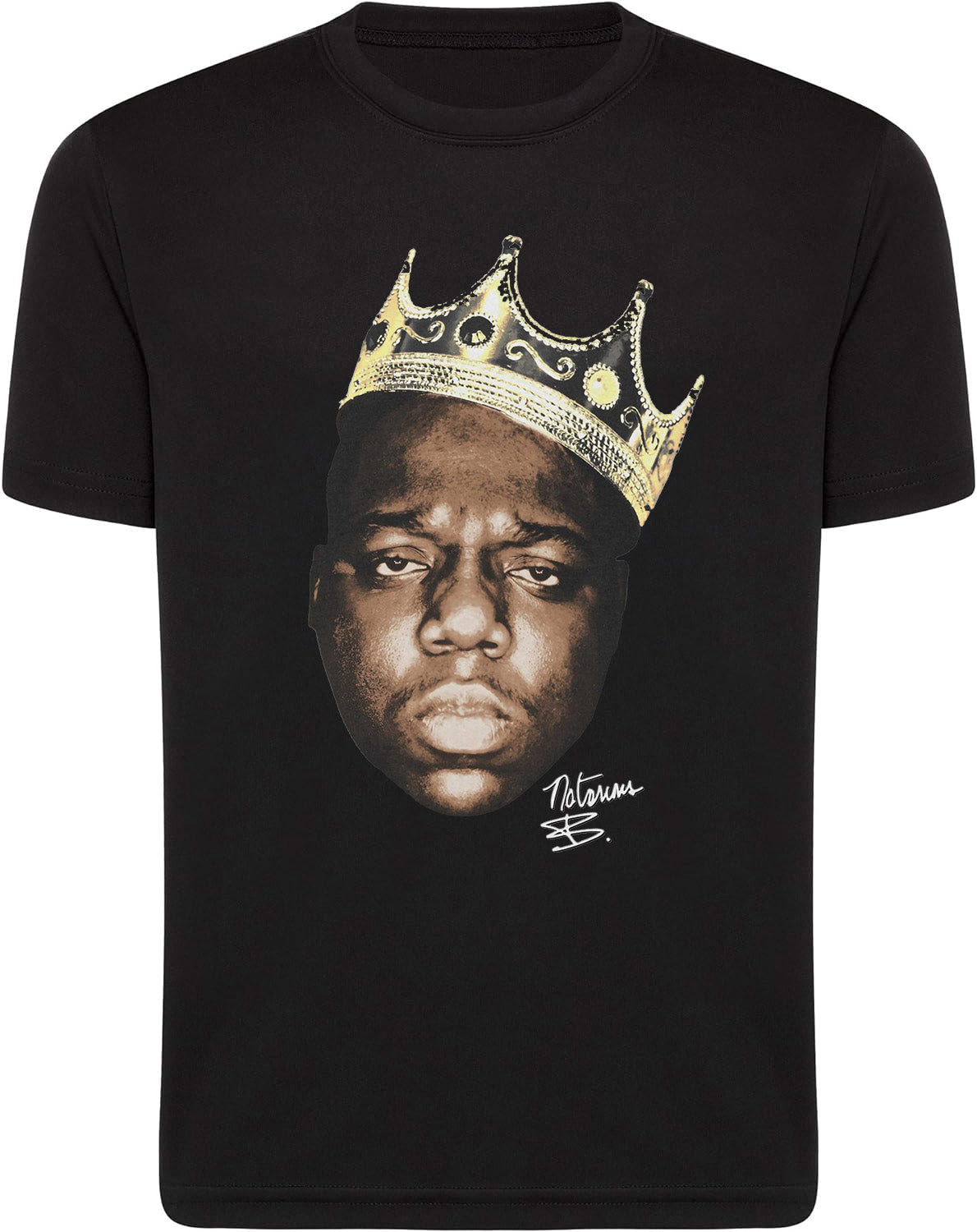 Notorious B.I.G. Celebrity Big Face Black T-Shirts
