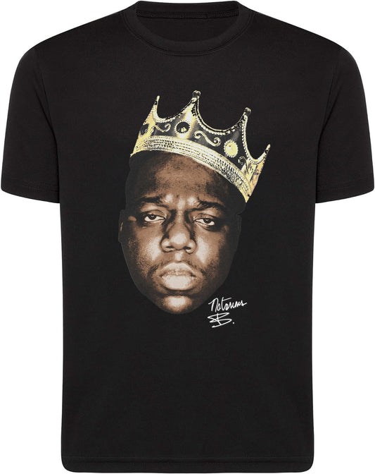 Notorious B.I.G. Celebrity Big Face  Black T-Shirts