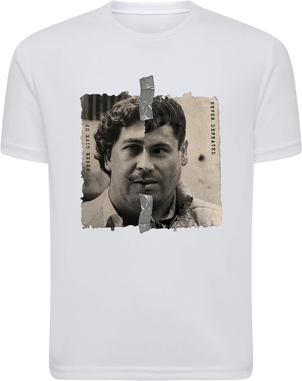 Pablo Escobar & El Chapo Narcos White Tee