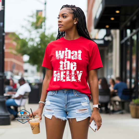 Rob49 WTHelly - What The Helly Red  Tees Model
