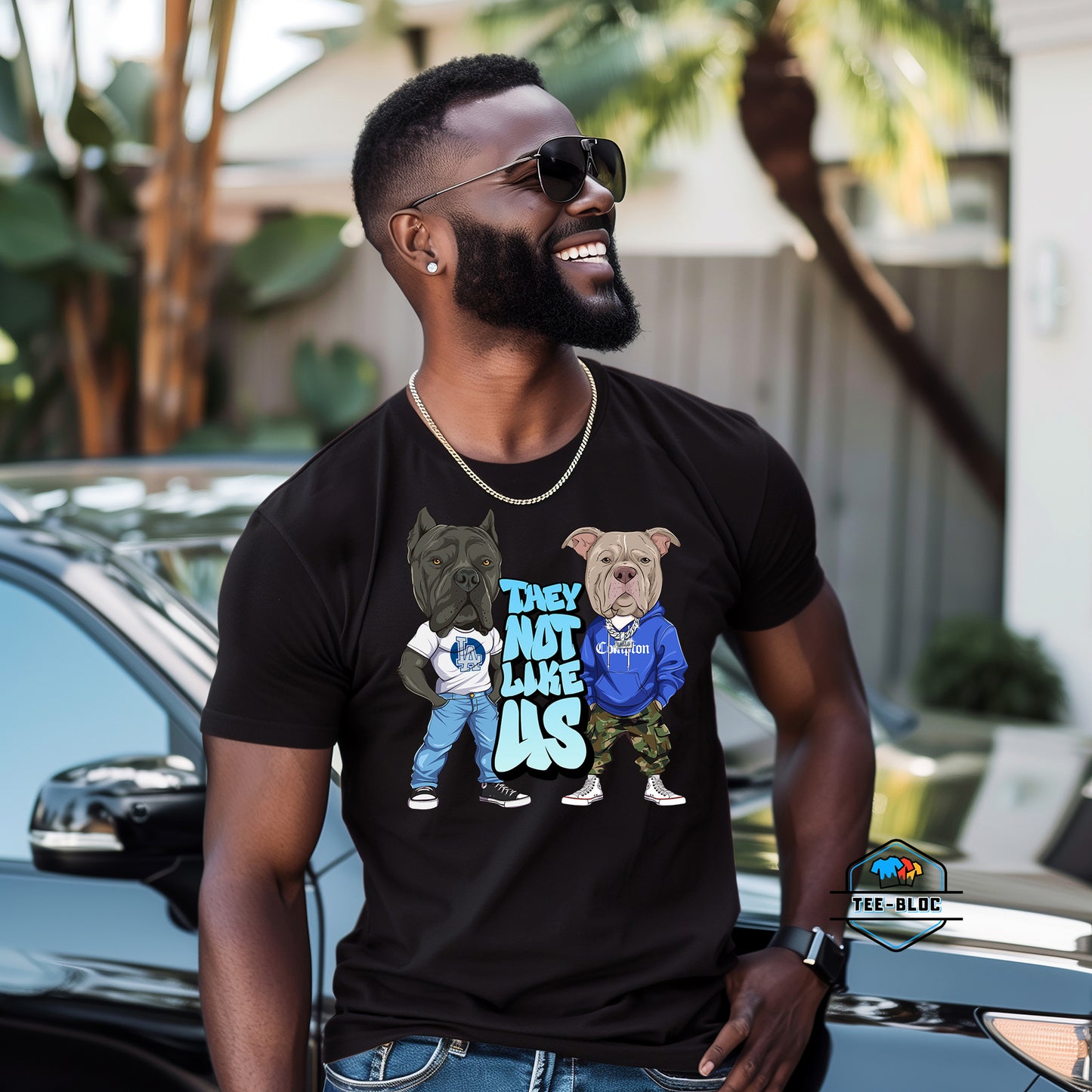 They Not Like Us  Black T-Shirts