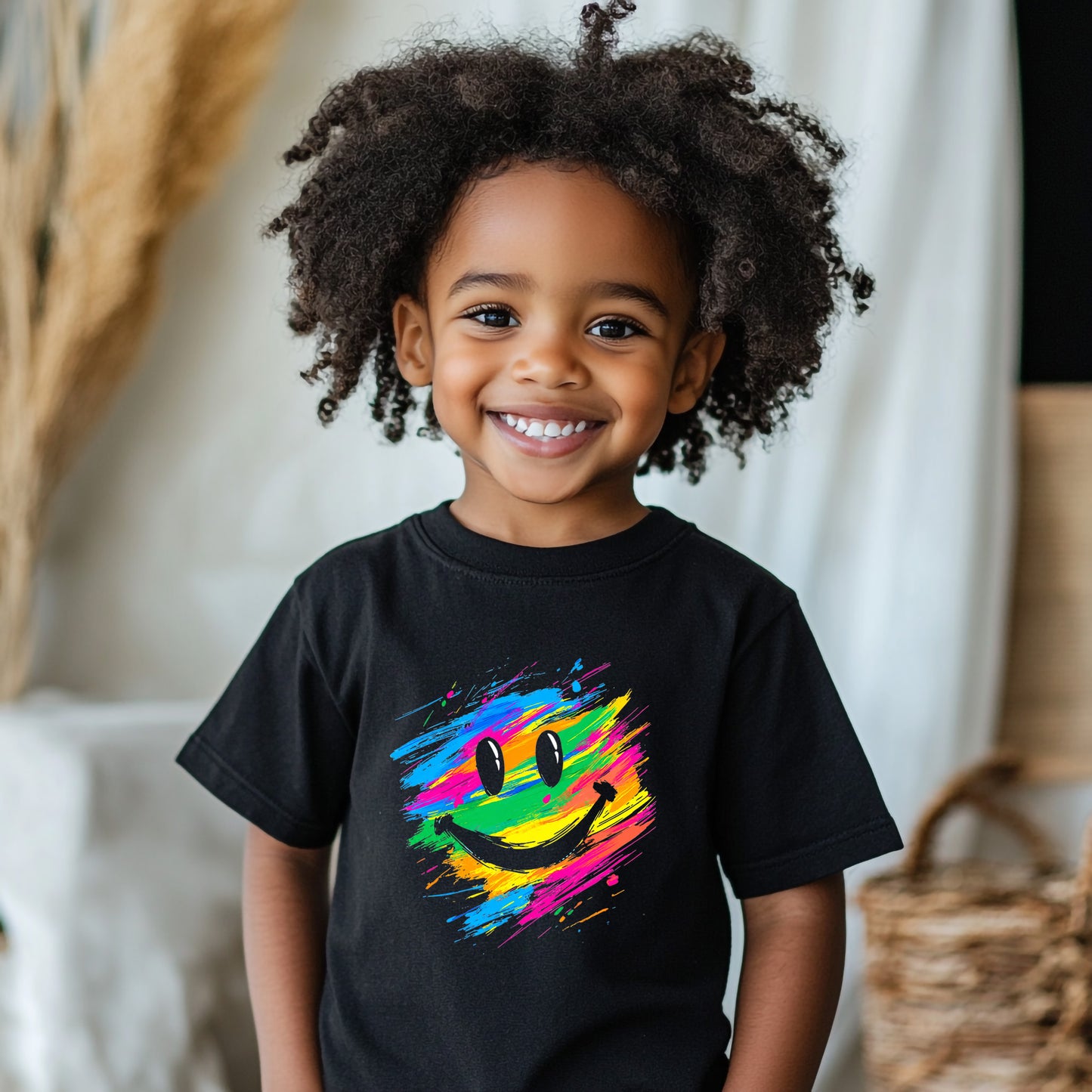 Kids Abstract Smiley Face T-Shirts