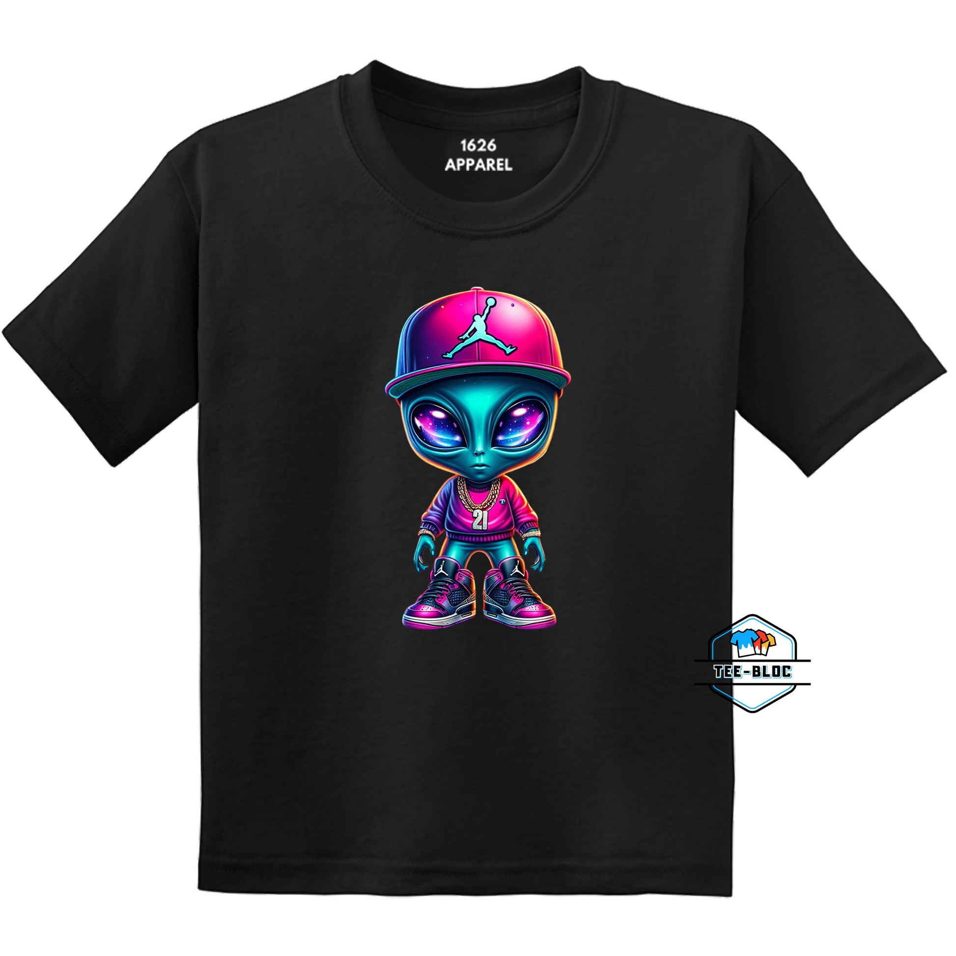 Air Jordan Alien - Black Youth T-Shirts