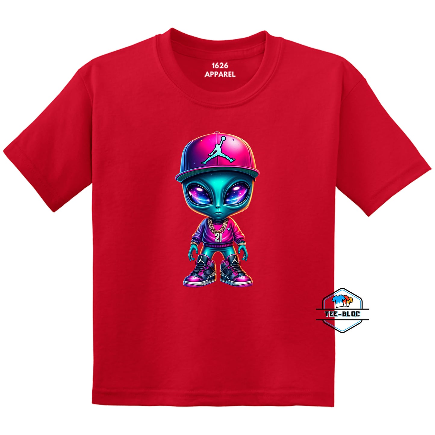 Air Jordan Alien - Red Youth T-Shirts