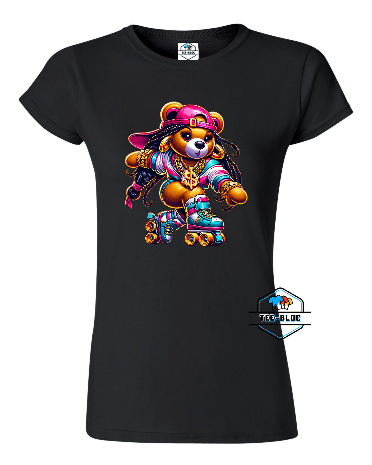 Female Skating Bear black