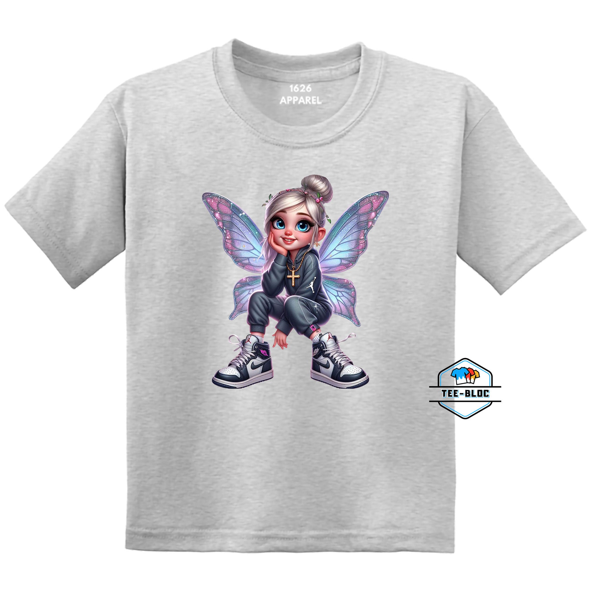 Fairy In A Sweatsuit - Grey Youth T-Shirts