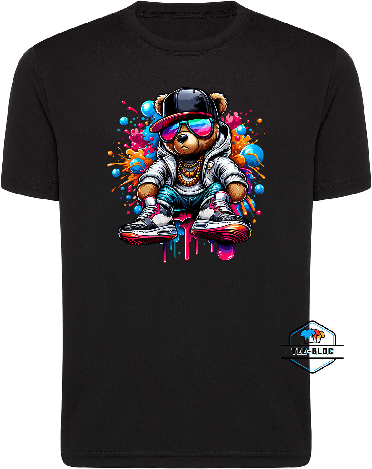 Fly Teddy T-Shirt Black Men's