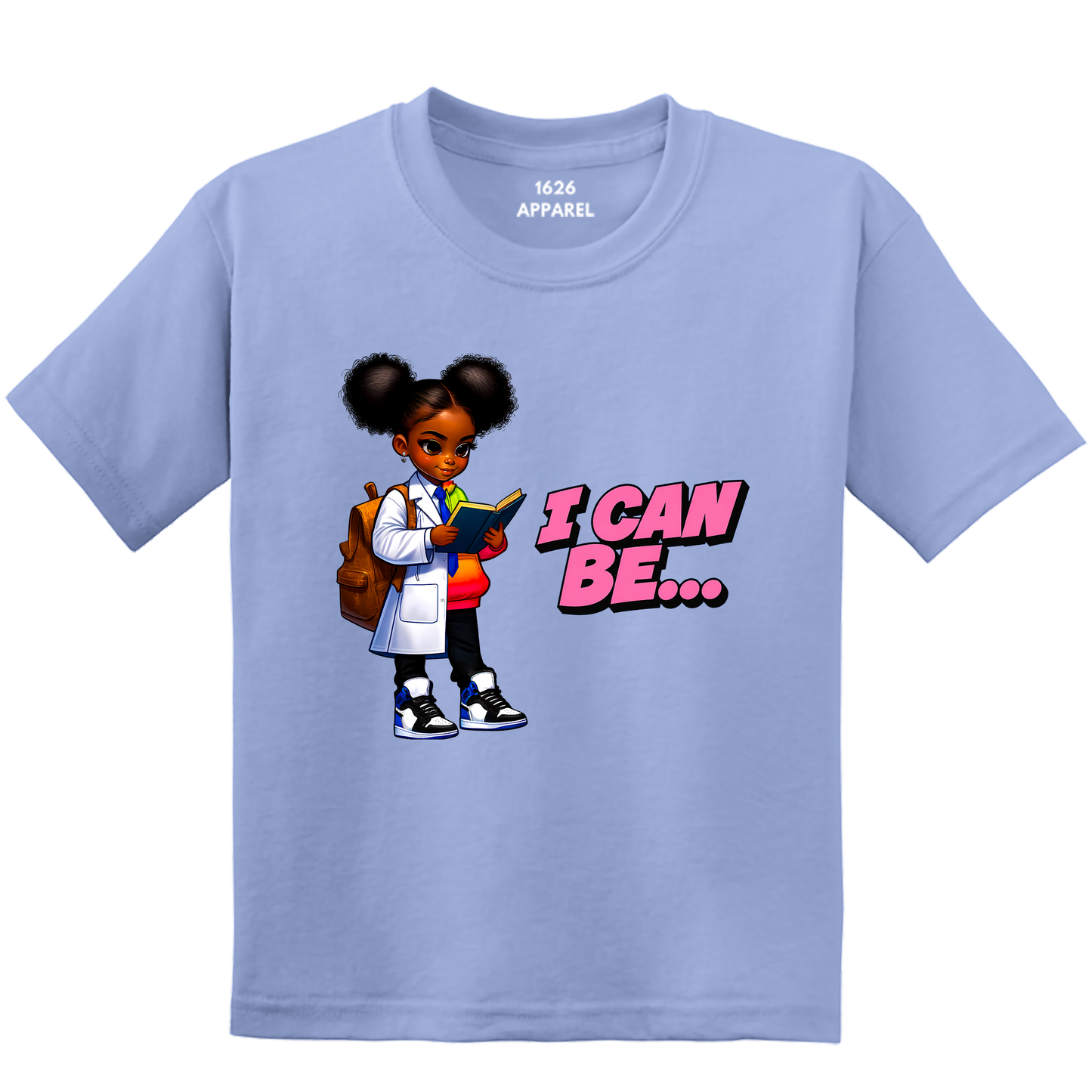 Carolina Blue Girls I Can Be A Doctor T-Shirt