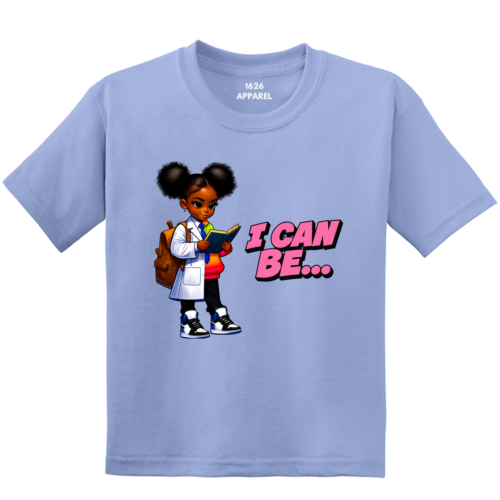 Carolina Blue Girls I Can Be A Doctor T-Shirt