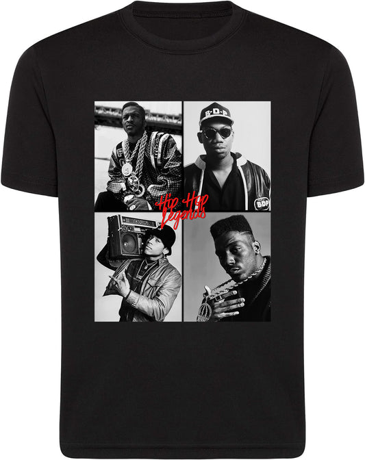 Hip Hop Legends Graphic Printed Tee