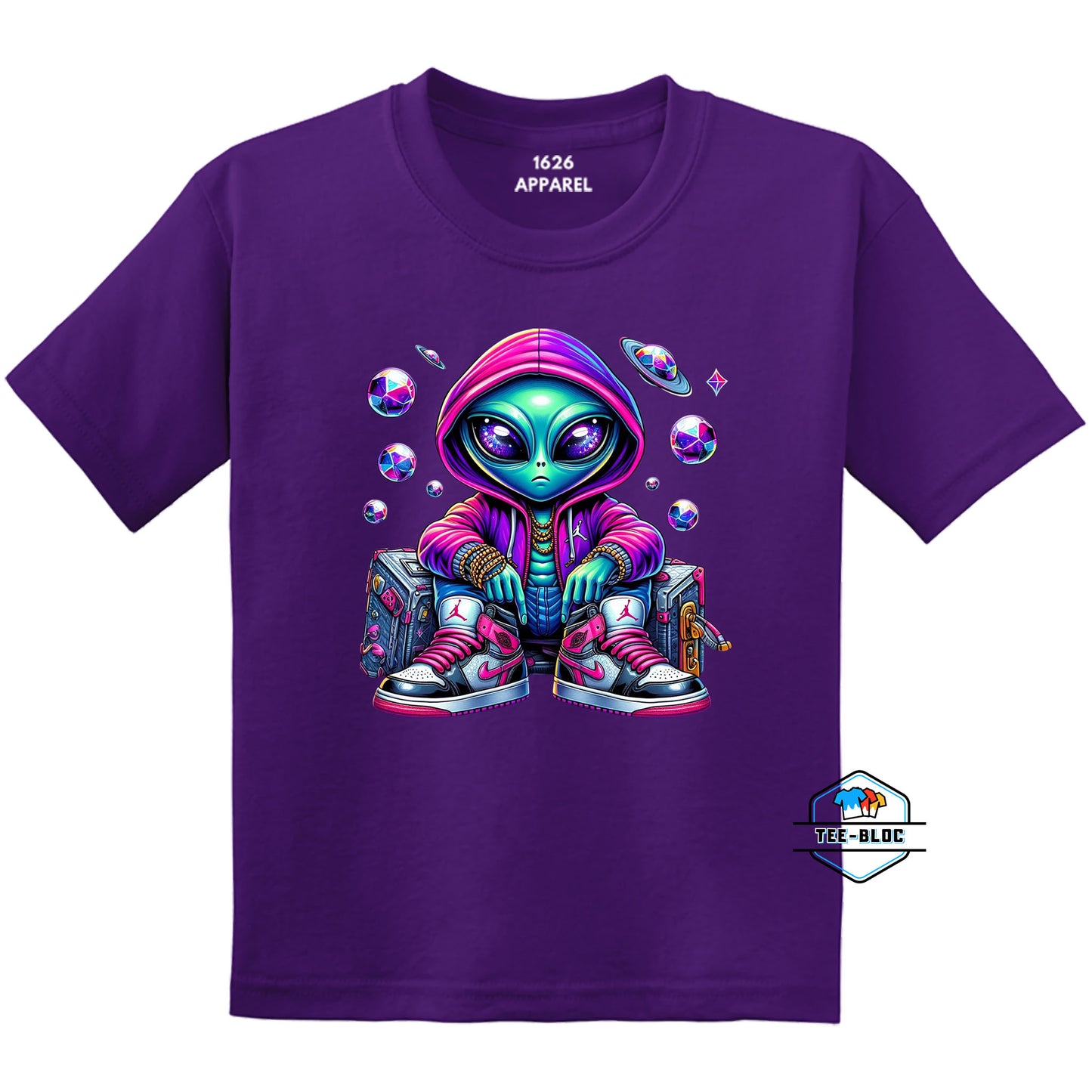 Hood Star Alien - Youth T-Shirts