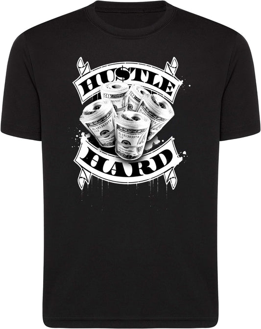 Hustle Hard T-Shirt Black