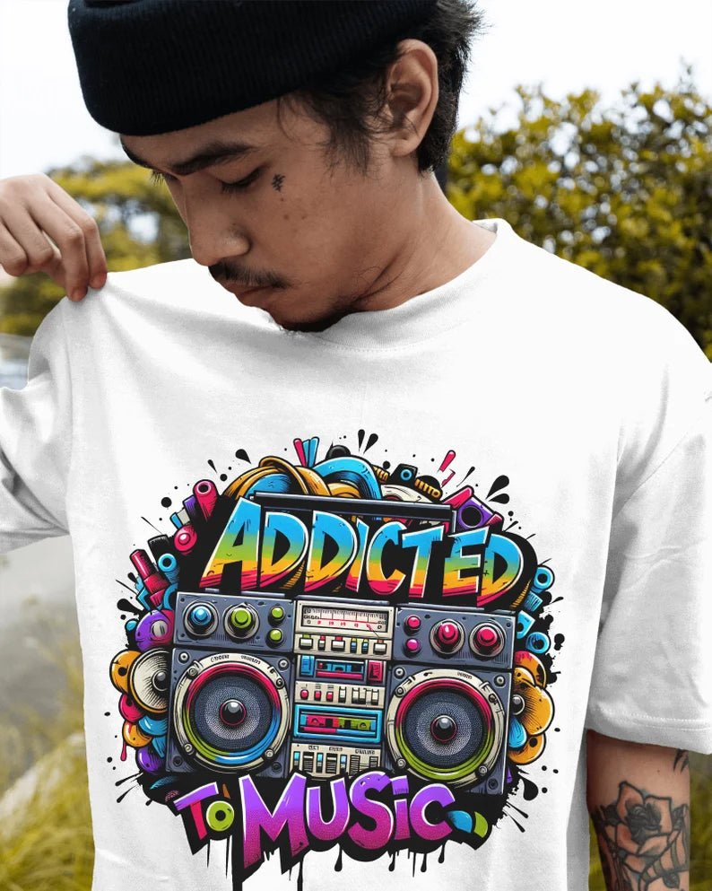 Addicted To Music T-Shirts