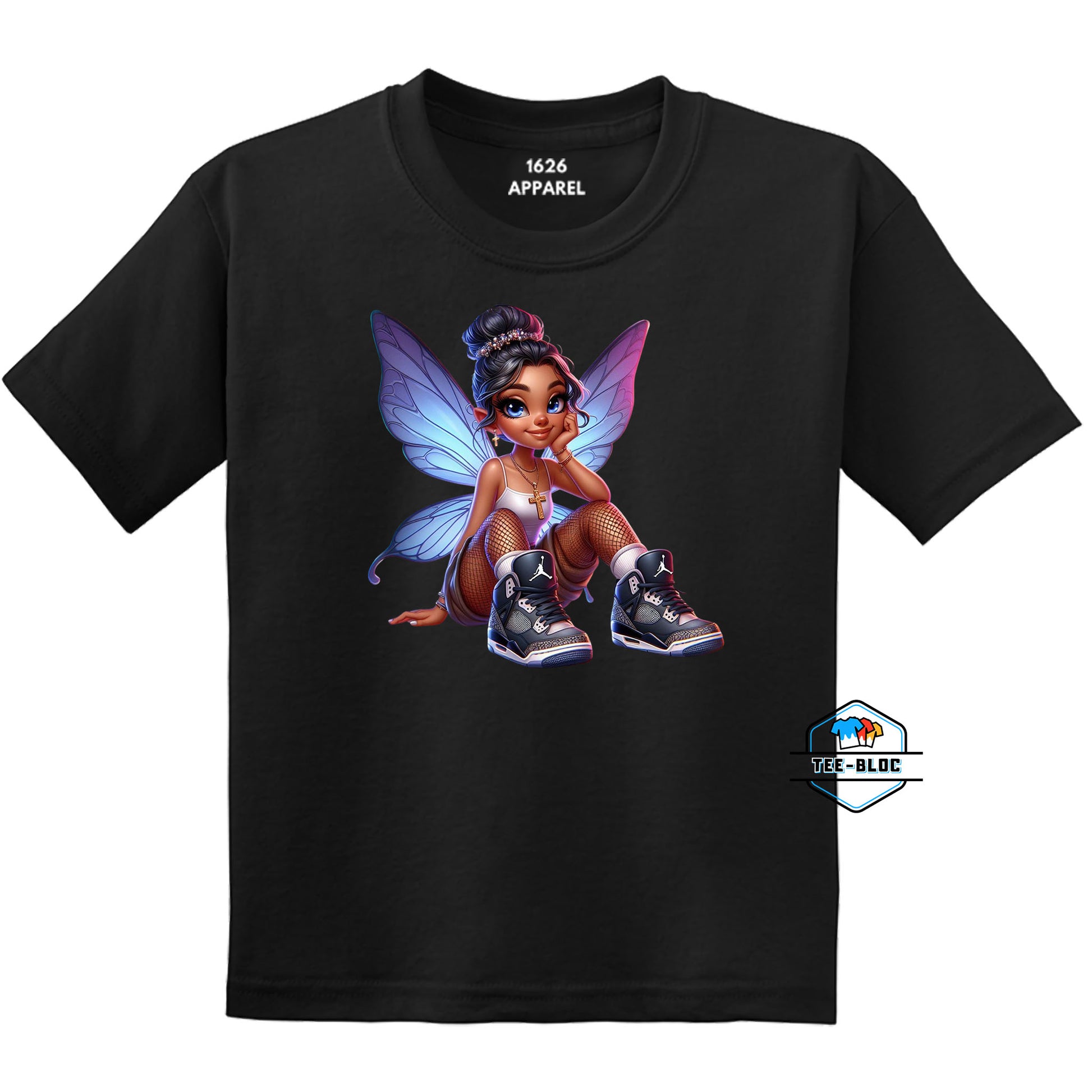 In My Thoughts Fairy - Black Youth T-Shirts