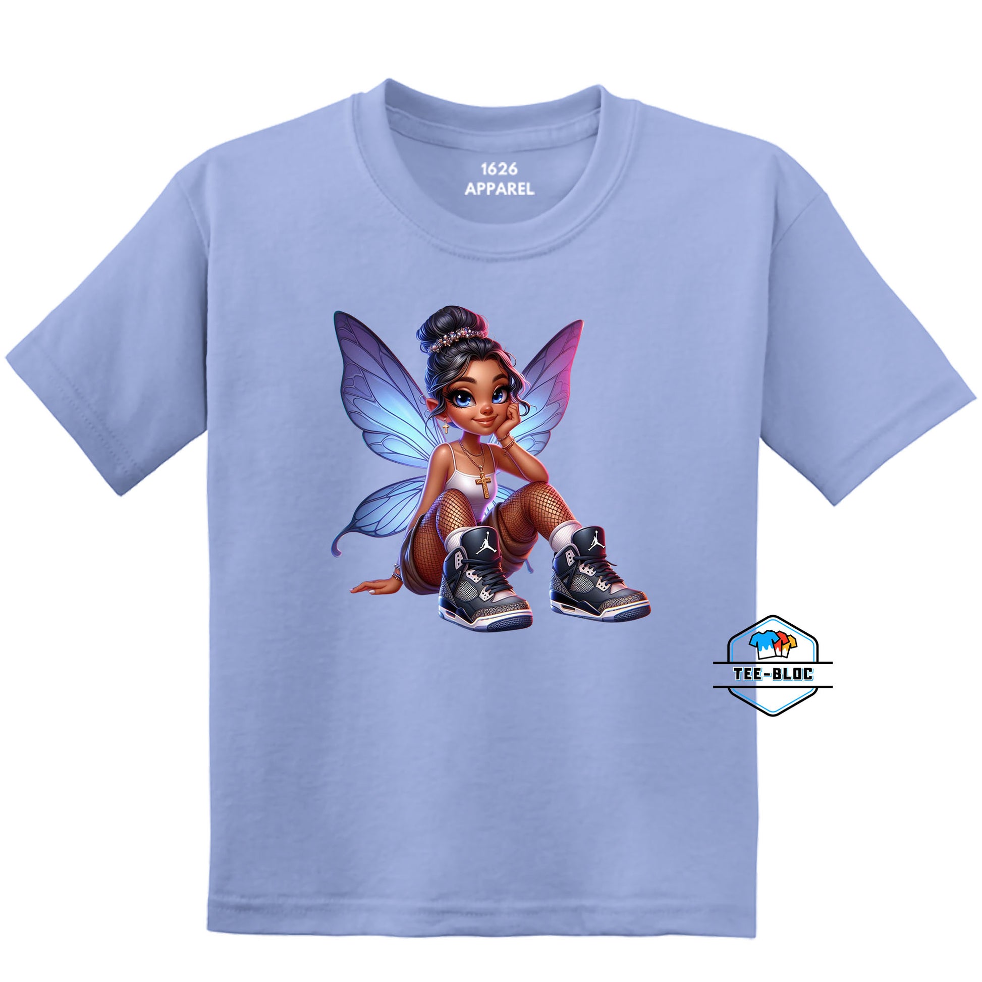 In My Thoughts Fairy - Carolina Blue Youth T-Shirts