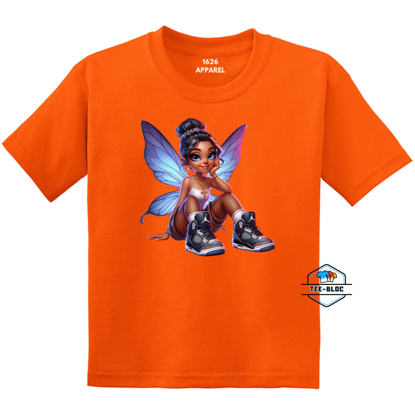 In My Thoughts Fairy - Orange Youth T-Shirts