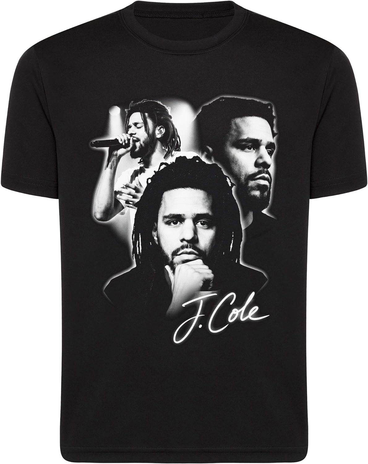 J Cole Celebrity Big Face T-Shirts