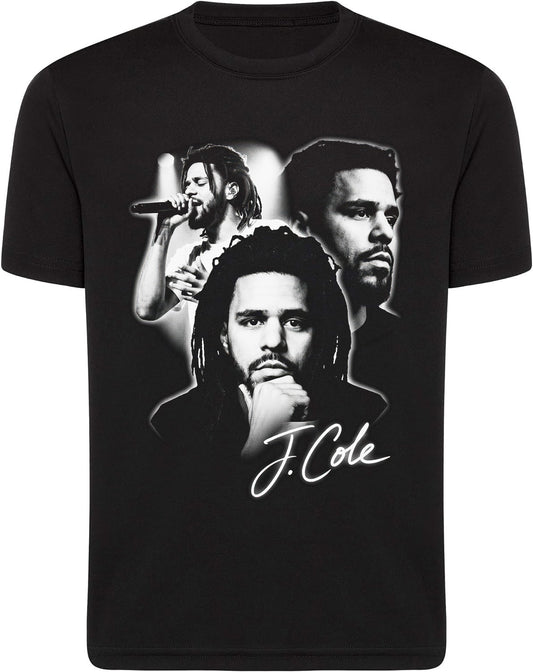 J Cole Celebrity Big Face T-Shirts