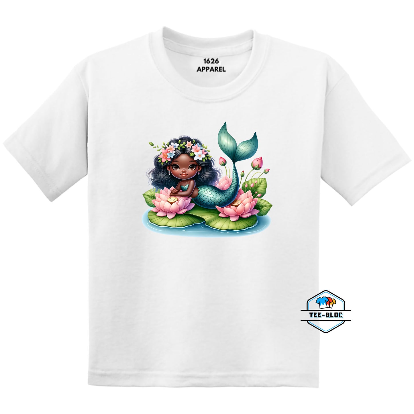 Little Mermaid Lily Pad Youth T-Shirts