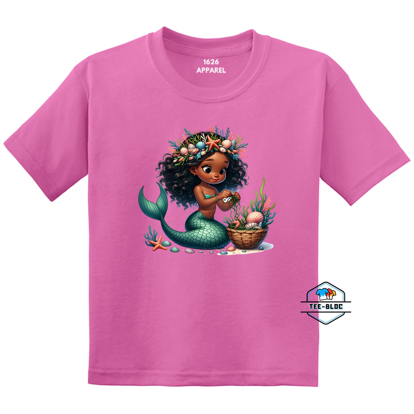 Little Mermaid Pink Youth T-Shirts