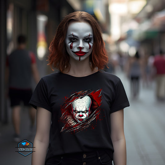 Scary Pennywise Halloween Female Tees