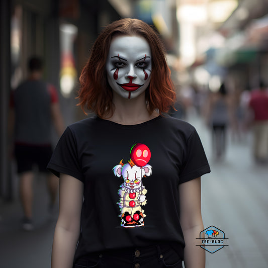 Women's Pennywise Halloween Black T-Shirts