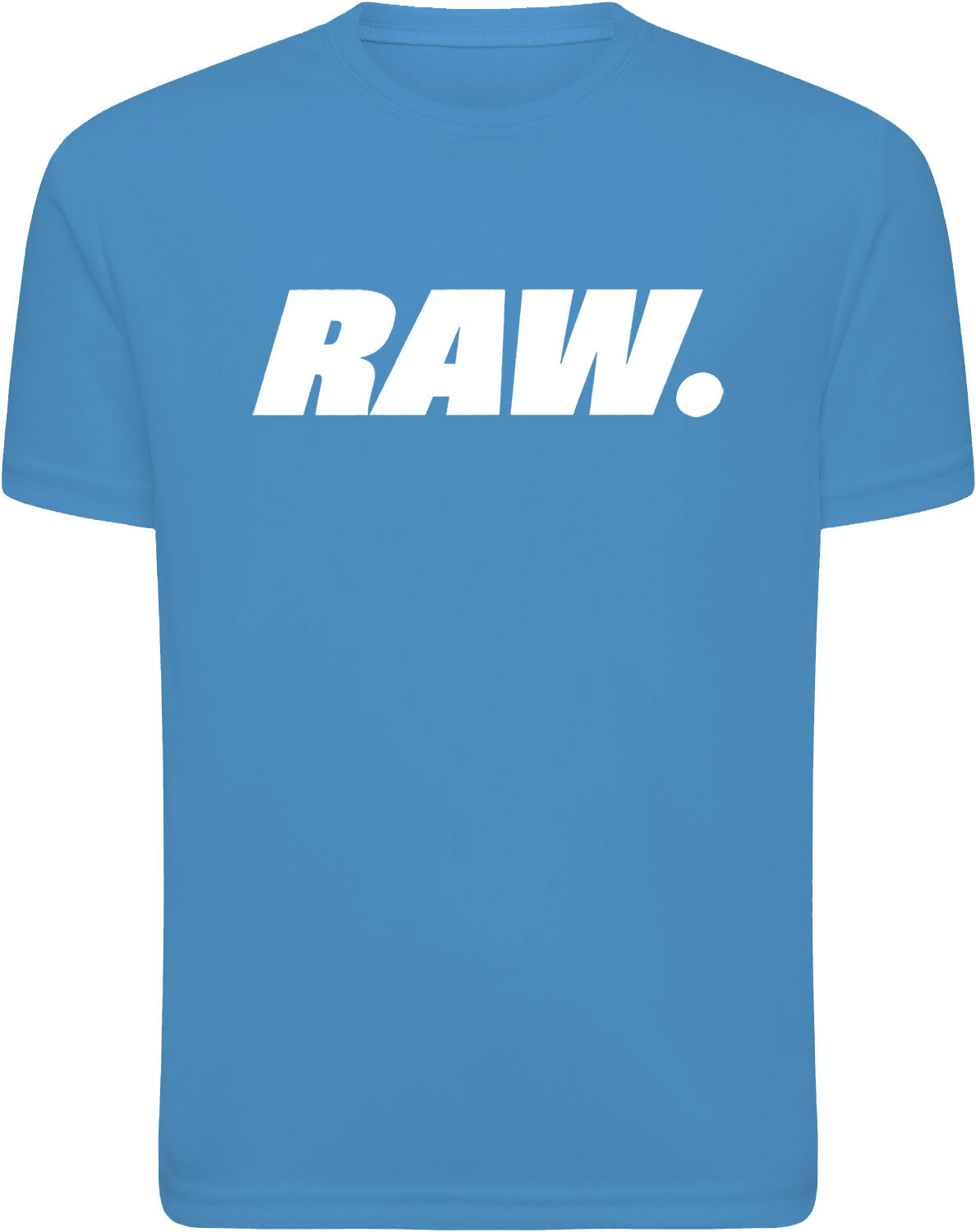 Carolina Blue Raw Graphic Printed & Slogan T-Shirts