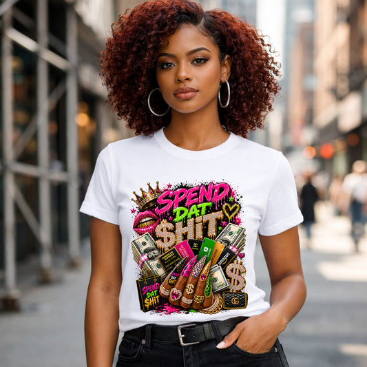 Yung Miami Spend Dat Graphic Printed Tees