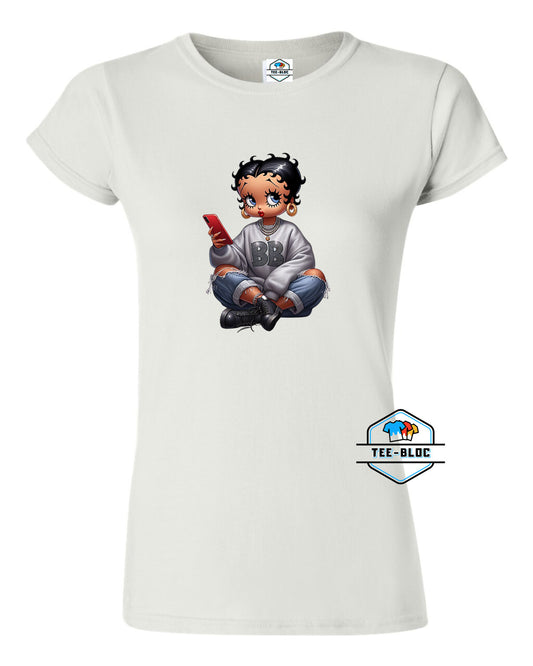 Sweat Shirt Betty Boop White