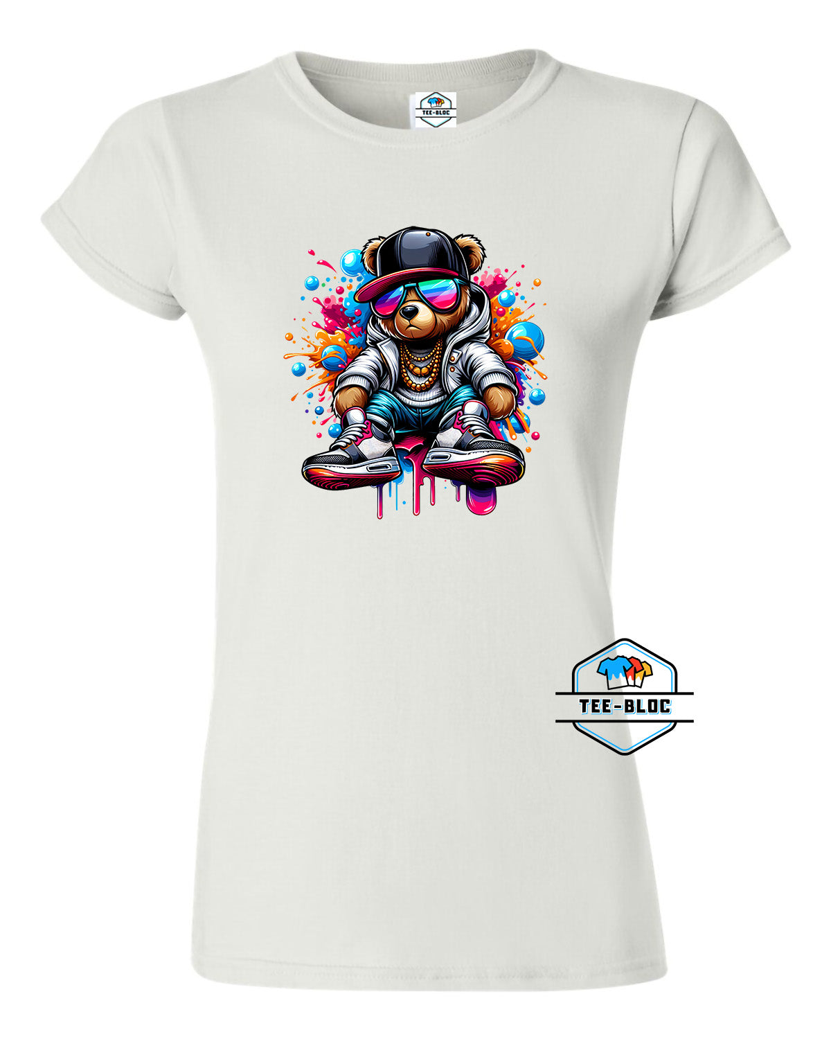 Fly Teddy T-Shirt white