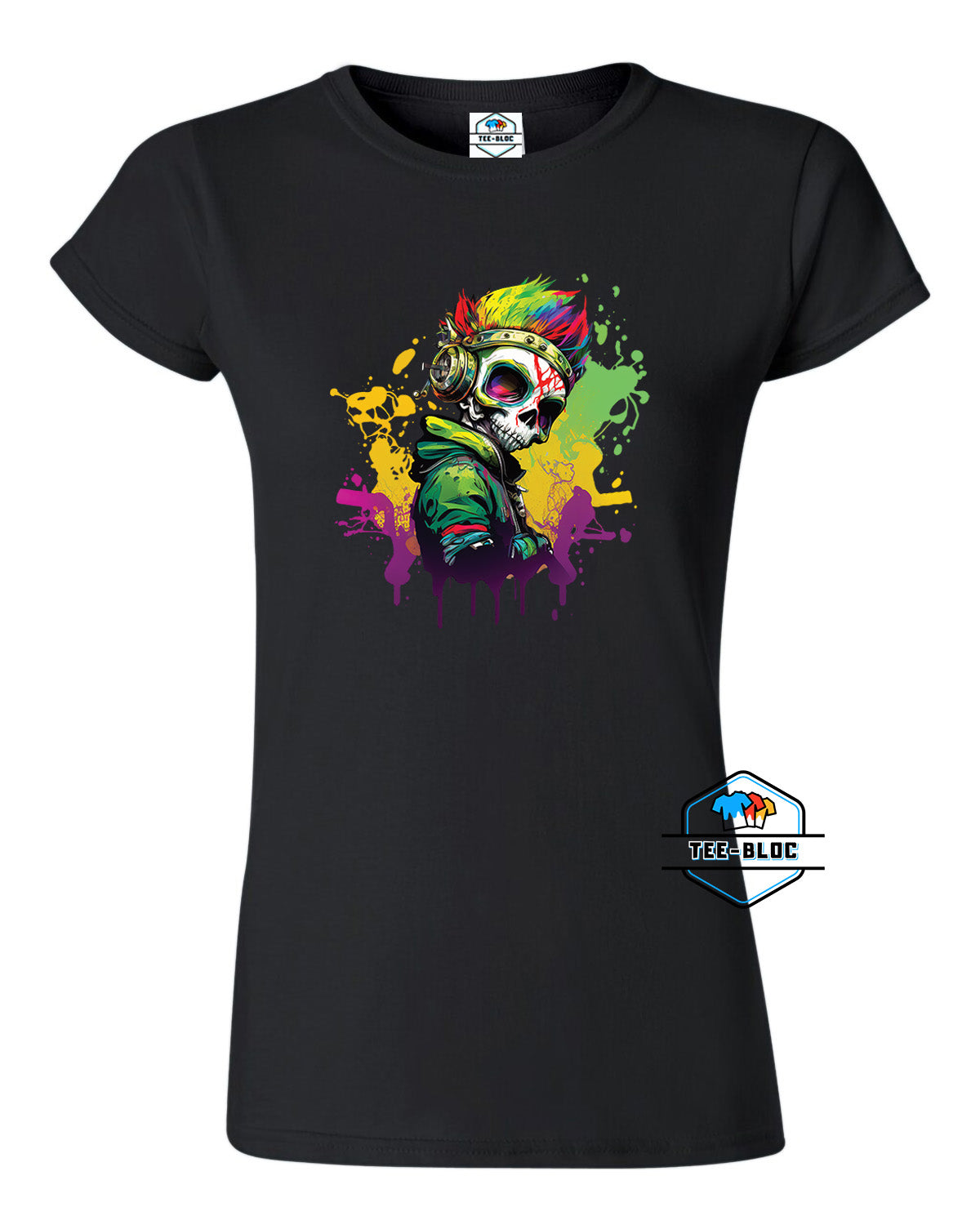 Skull Boy Women's Black